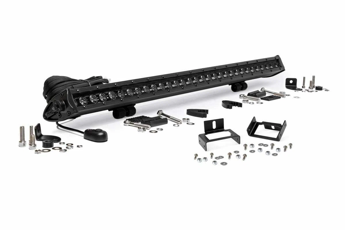Fits Ford F-250 SD (11-16) LED Light Kit Grill Mount 30_ Black Single Row 70770